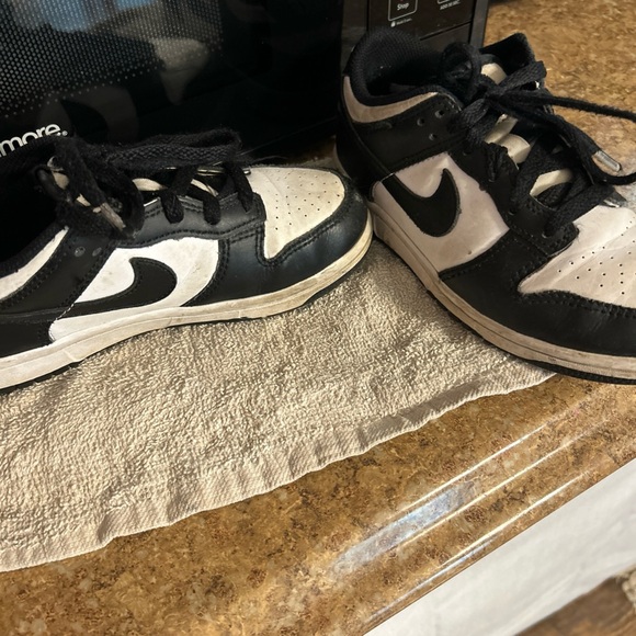 Kids Jordans Air Forces retro Pandas - Picture 2 of 2